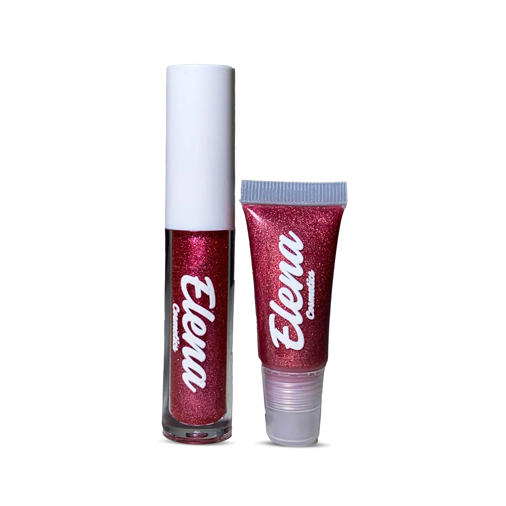 Date Night Lip Gloss - Brush & Squeeze Tube by Elena Cosmetics