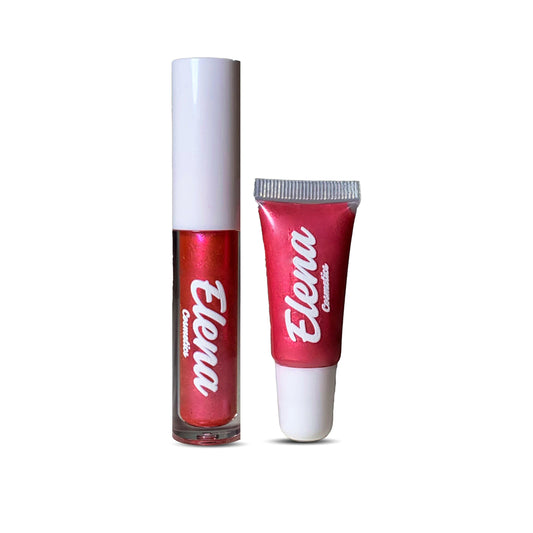 Sunny Days Lip Gloss - Brush & Squeeze Tube by Elena Cosmetics