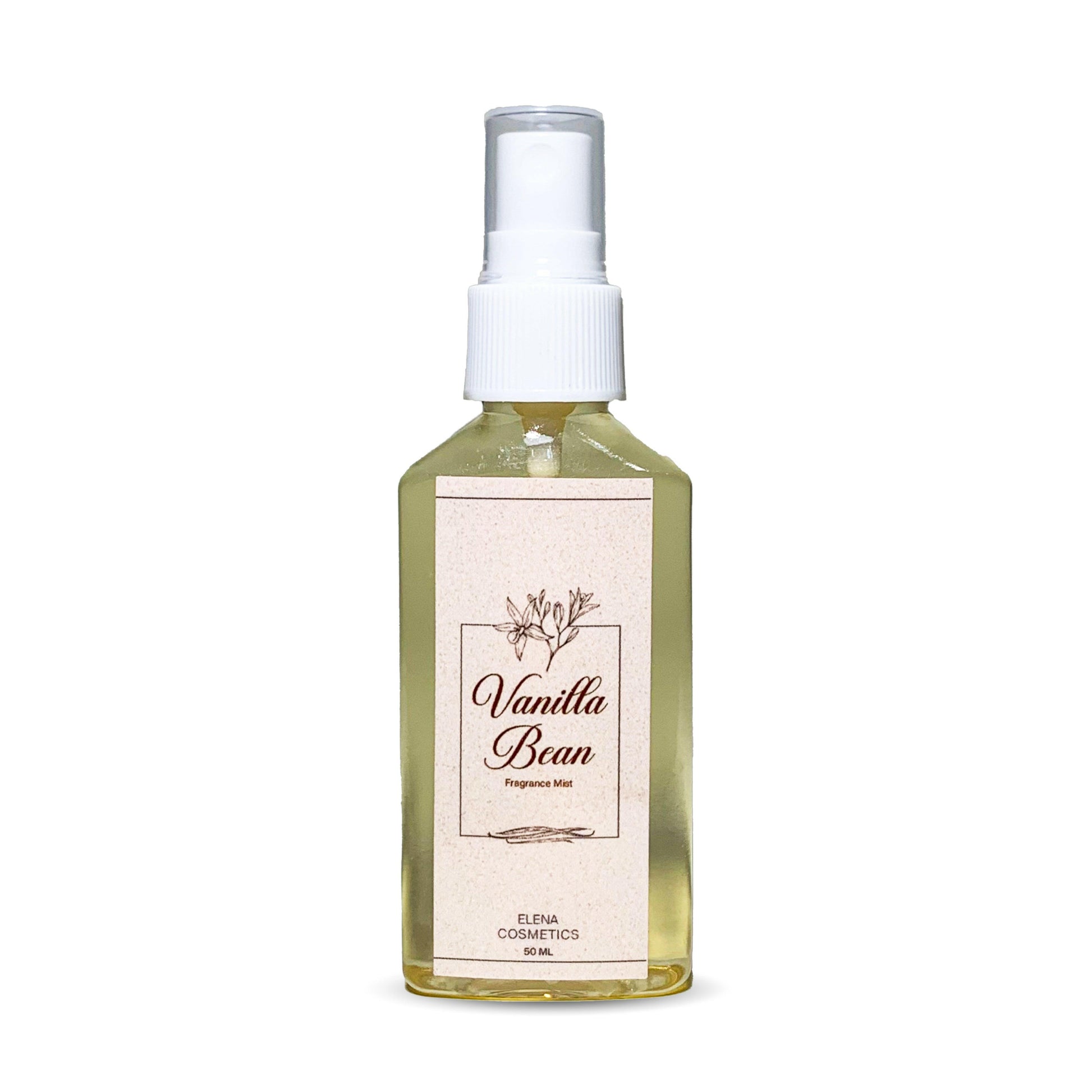 Vanilla Bean Body Mist 50ml - Soothing & Comforting by Elena Cosmetics